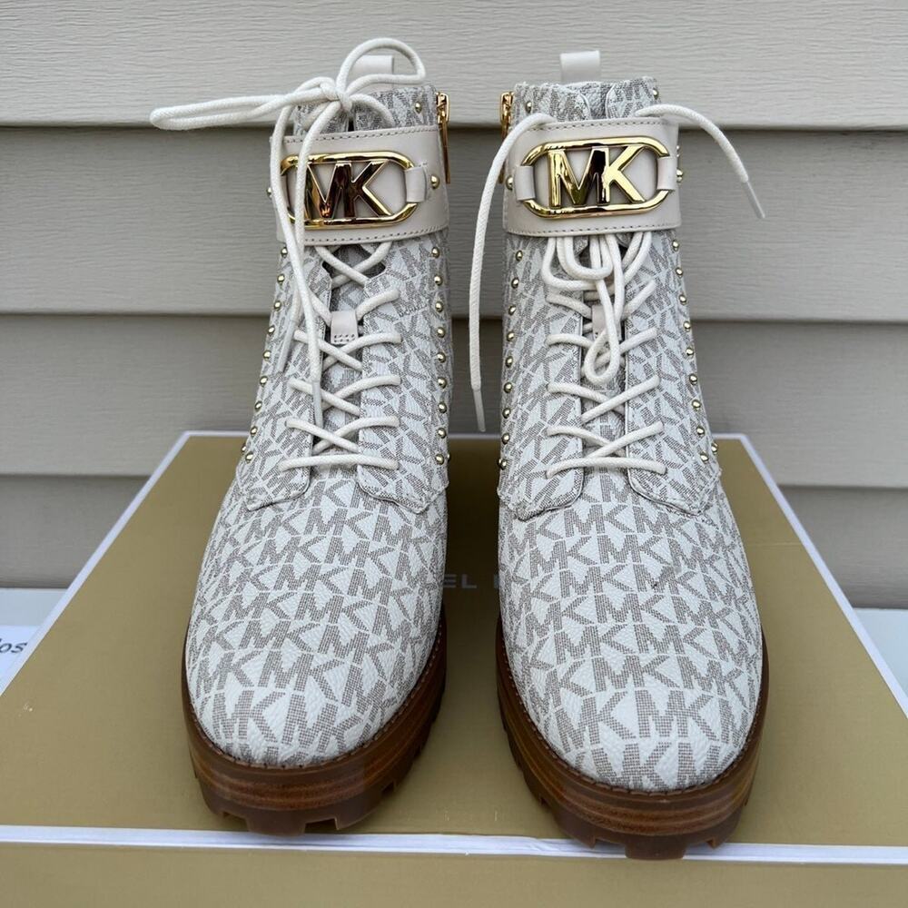 Michael kors Kincaid Lace up boots -Vanilla - Picture 5 of 12